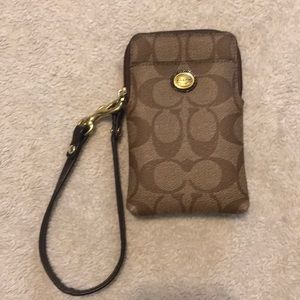 Authentic Coach wristlet